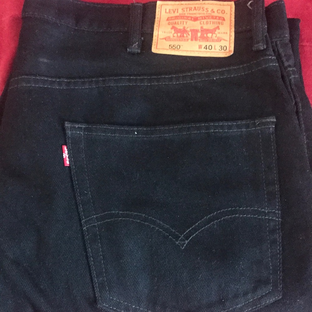 Levi’s 550 Black Jeans